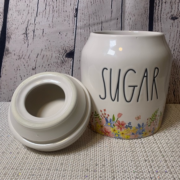 🆕 Rae Dunn Spring Collection Floral “Sugar” Jar - Picture 2 of 12